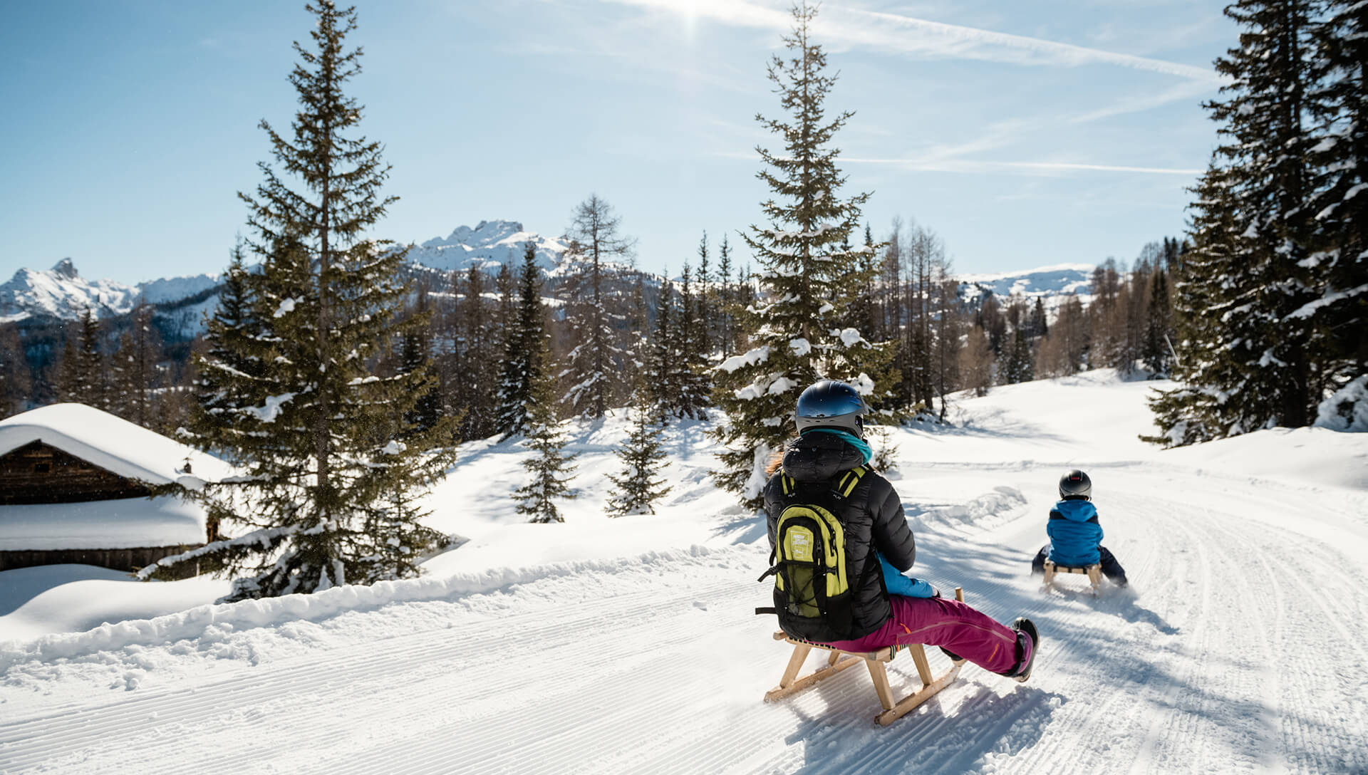Pista da slittino Parchi Movimënt inverno