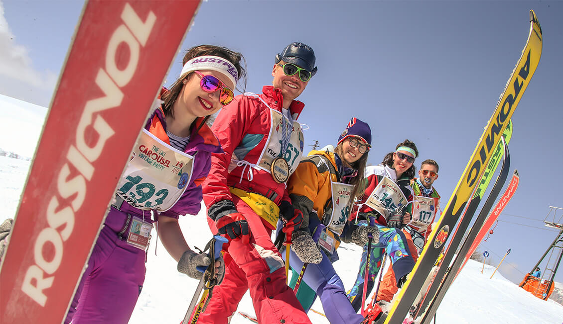 The Ski Carousel Vintage Party Movimënt Alta Badia